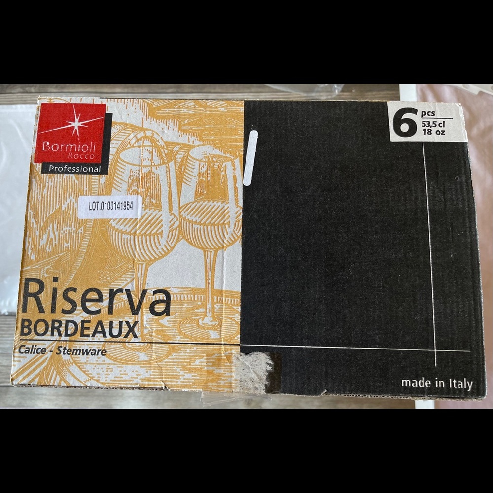 Bormioli Rocco Riserva Bordeaux Wine Glasses